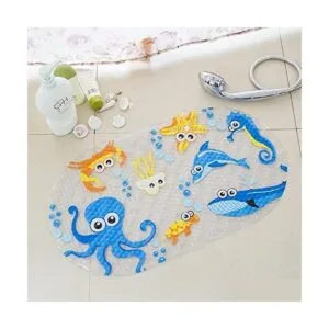 FEIDOL Alfombrilla de baño antideslizante para bebé con