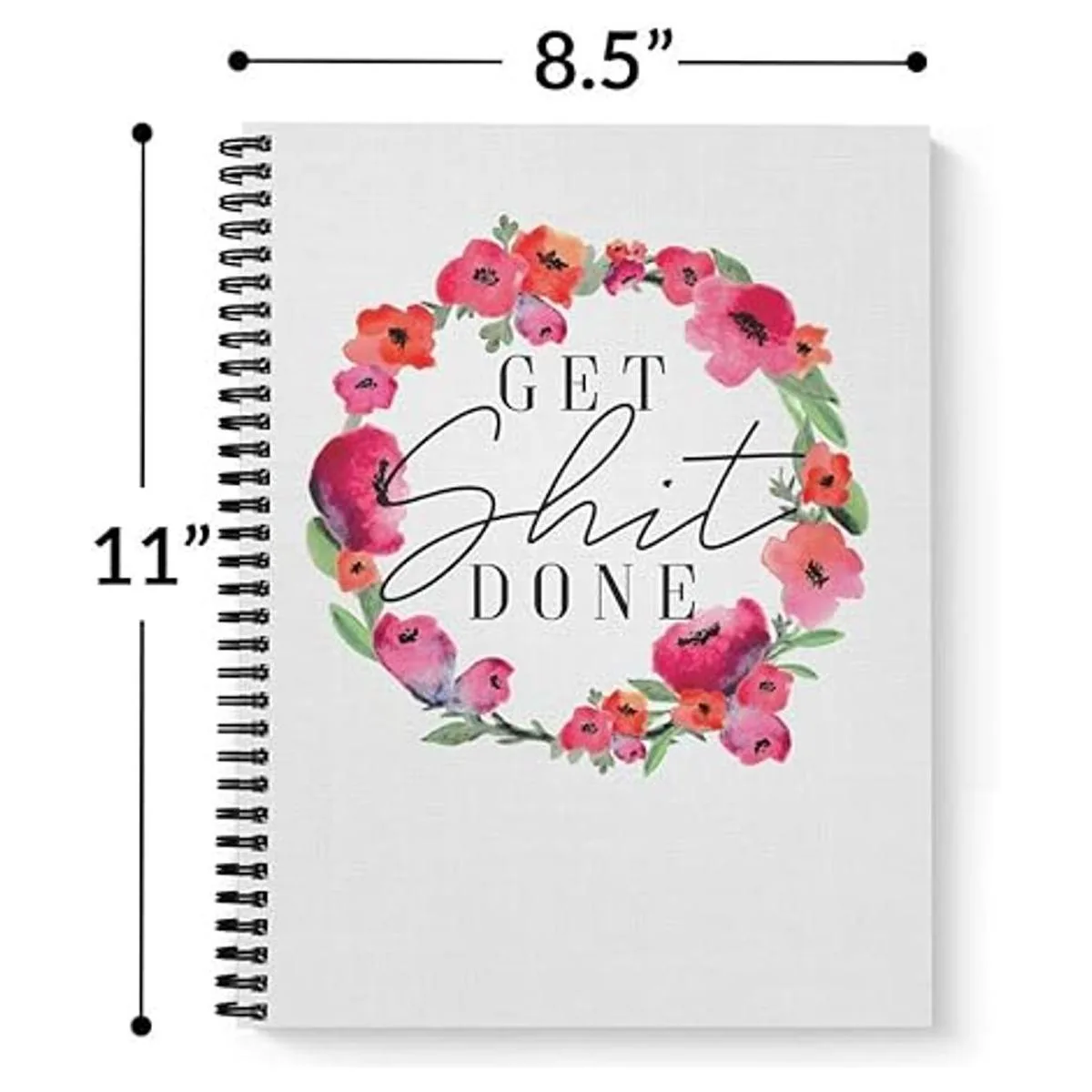 Softcover Get It Done 8.5 x 11 Cuaderno en espiral_3