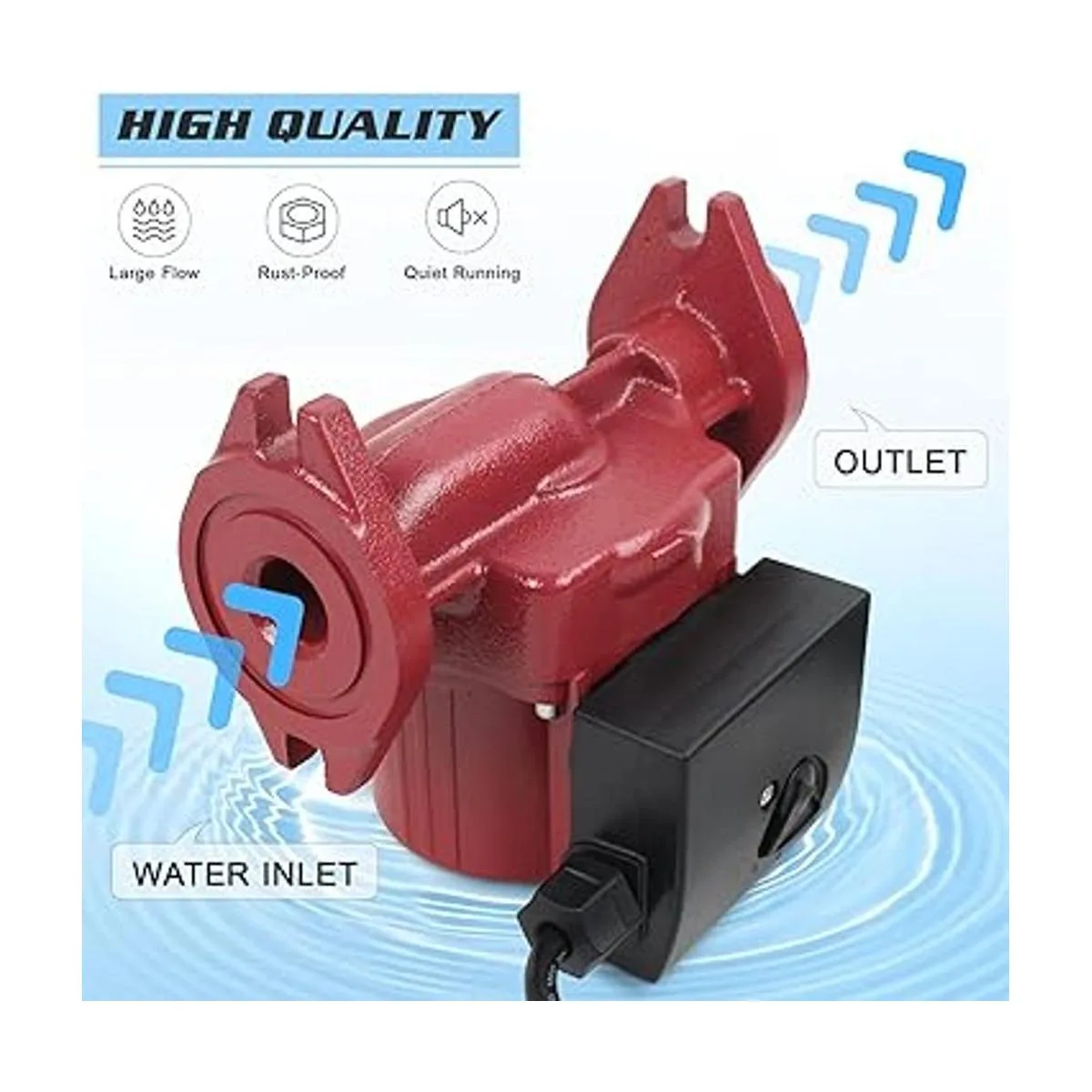 BACOENG 115V ensanchó la bomba de recirculación de 3