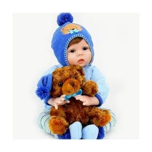 Aori Muñecas Reborn de bebé niño de 22 pulgadas realista_6