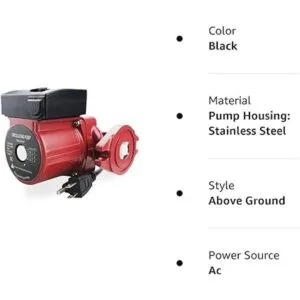 BACOENG 115V ensanchó la bomba de recirculación de 3