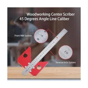 Calibre de línea de buscador central cuadrado central