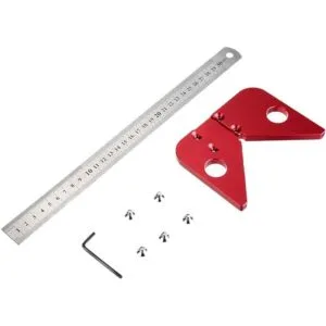 Calibre de línea de buscador central cuadrado central