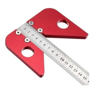 Calibre de línea de buscador central cuadrado central