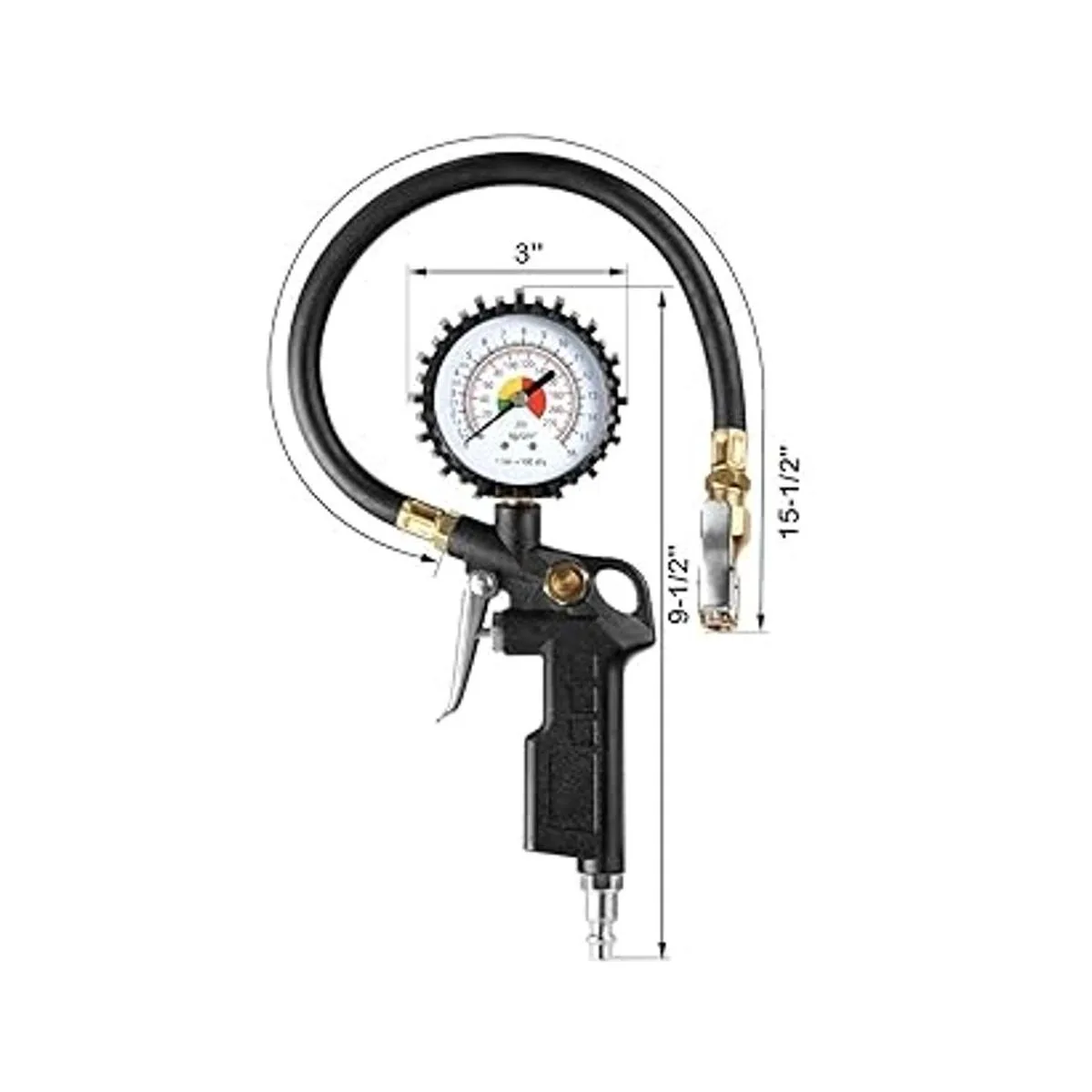 CZC AUTO Indicador de presión de aire para inflador de_2