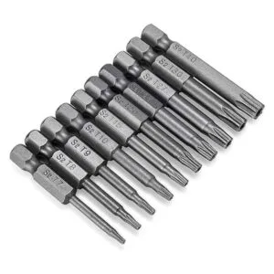 Juego de 10 puntas de destornillador Torx VAKOGAL S2 de