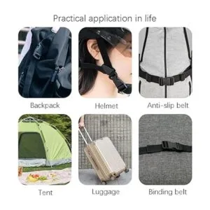 Luckycivia 30 hebillas de plástico de liberación rápida de