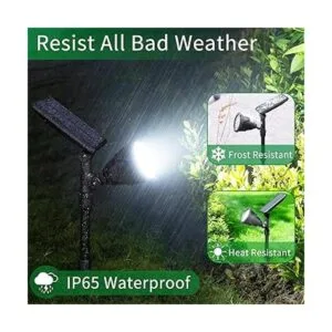 JSOT Focos solares de 600 lúmenes al aire libre para_3