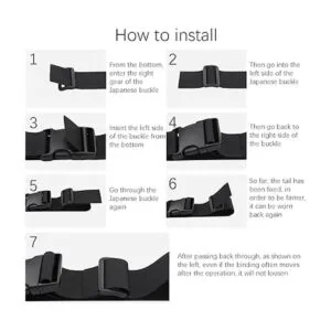 Luckycivia 30 hebillas de plástico de liberación rápida de