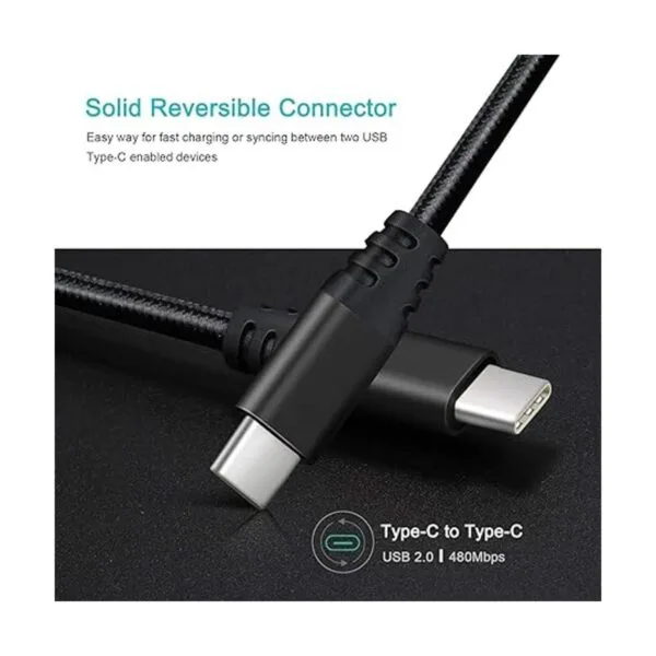 Besgoods Cable corto USB C a USB C cargador USB 2.0 tipo