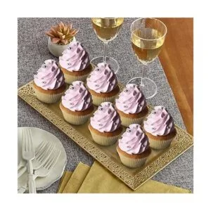 Bandejas de encaje desechables para bodas y comedores de_2