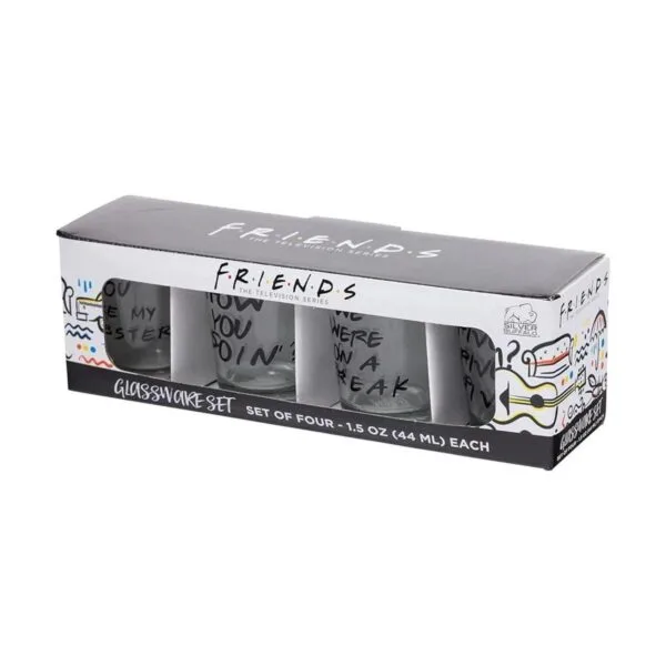 Silver Buffalo Friends Iconic Quotes Only Paquete de 4_2