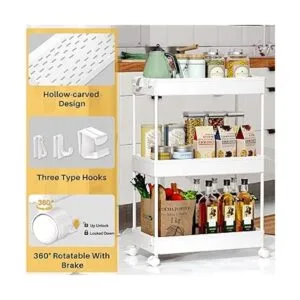 SPACEKEEPER Carrito de almacenamiento deslizante de 3_2