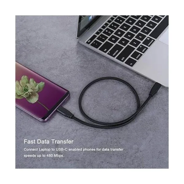 Besgoods Cable corto USB C a USB C cargador USB 2.0 tipo