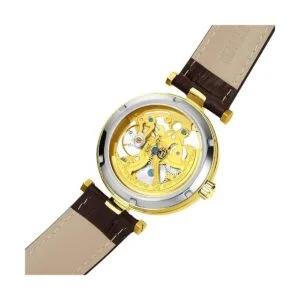 Reloj esqueleto de pulsera automático estilo steampunk_5