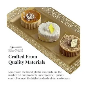 Bandejas de encaje desechables para bodas y comedores de_5