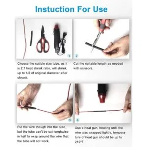 MILAPEAK Juego de 650 tubos termorretráctiles aprobados_6