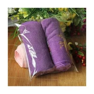 100 bolsas Bolsas de cierre de cristal transparente de