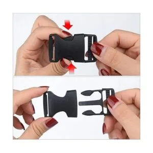 Luckycivia 30 hebillas de plástico de liberación rápida de