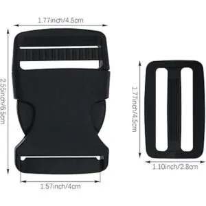 Luckycivia 30 hebillas de plástico de liberación rápida de