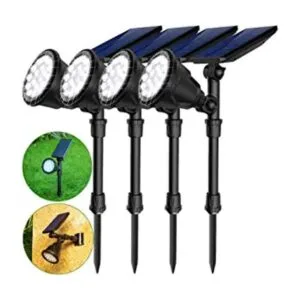 JSOT Focos solares de 600 lúmenes al aire libre para_1