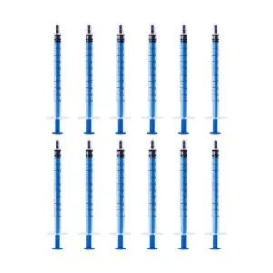 Paquete de 12 jeringas de plástico de 0.0 fl oz con_1