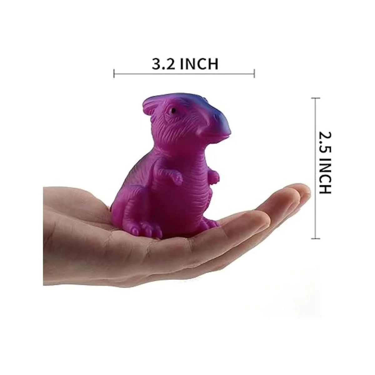 Juego de 6 juguetes flotantes iluminados de dinosaurios