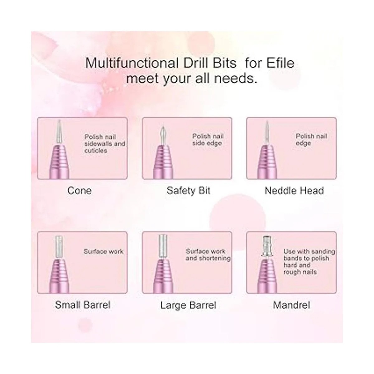 Juego de taladro de uñas portátil_4