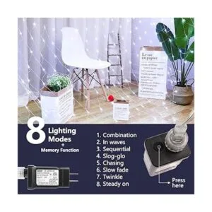 Lyhope Juego de luces navideñas JTELFC300V0200_2
