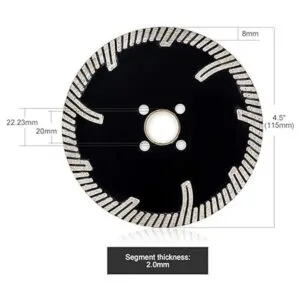 Diamond Turbo Hoja de corte para granito y mármol 45