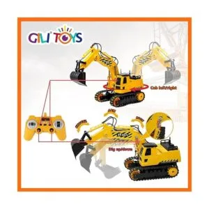 Gili Juguete excavadora de control remoto auto de juguete_5