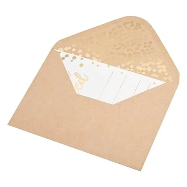 Paquete de 50 tarjetas de invitación elegantes tarjetas_6