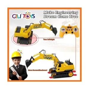 Gili Juguete excavadora de control remoto auto de juguete_4