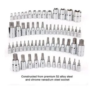 CASOMAN Master Torx Juego de 60 tomas de corriente Torx y