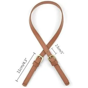 2 piezas de 0.6 pulgadas coser en ancho cuero PU monederos_2