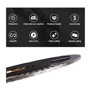 Diamond Turbo Hoja de corte para granito y mármol 45