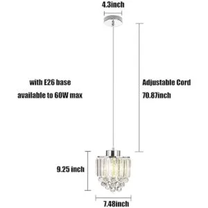 COTULIN Juego de 2 lámparas colgantes de cristal pulido_5