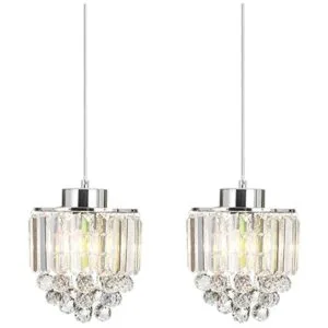 COTULIN Juego de 2 lámparas colgantes de cristal pulido_1