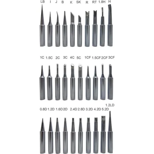 30 puntas de soldadura 2952.8 ft para Hakko 936 937 888D