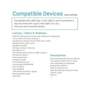 Adaptador USB C a HDMI 4 K 60 Hz 24 K conectores_4