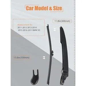 Conjunto de escobilla de limpiaparabrisas trasero para_2