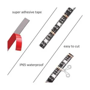 Tira de luces LED con pilas RGB luces LED tira de luces_3