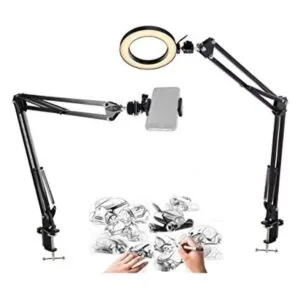 Anillo de luz para teléfono 6.0 in con 2 soportes de_1