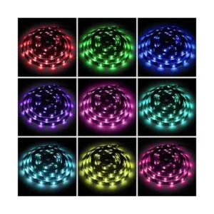 Tira de luces LED con pilas RGB luces LED tira de luces_5