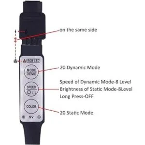 Tira de luces LED con pilas RGB luces LED tira de luces_4