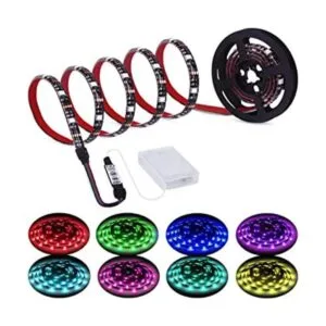 Tira de luces LED con pilas RGB luces LED tira de luces_1