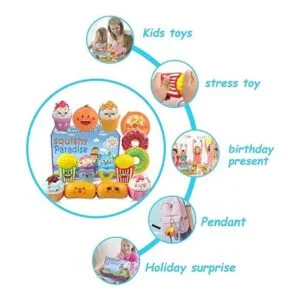 POKONBOY Squishies Juguetes blandos paquete de 14_3