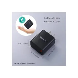 OKRAY Cargador de pared de carga rápida 3.0 paquete de 2