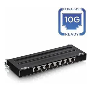 TRENDnet Panel de conexión blindado Cat6A de 8 puertos_3