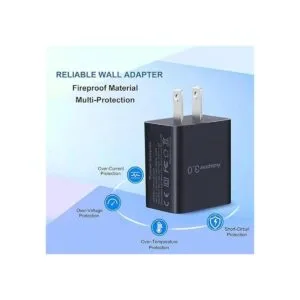 OKRAY Cargador de pared de carga rápida 3.0 paquete de 2